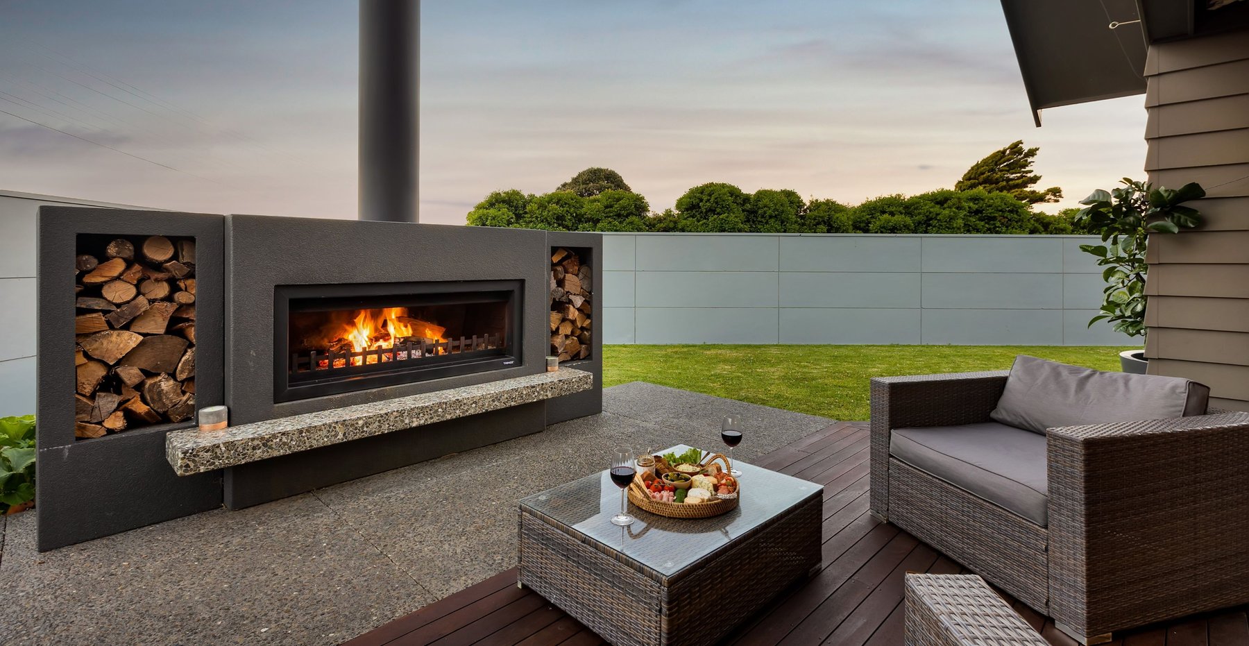 Outdoor Fireplaces Trendz Outdoors